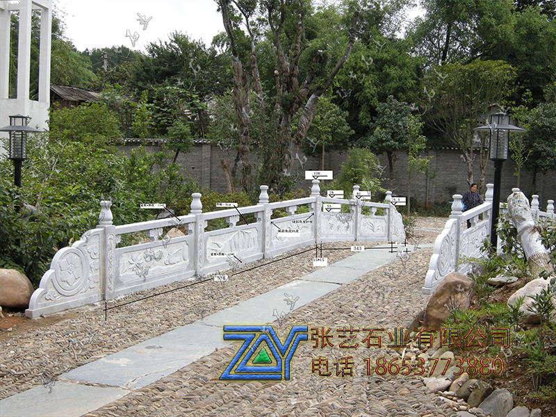 石雕石栏杆后端打磨不光的原因