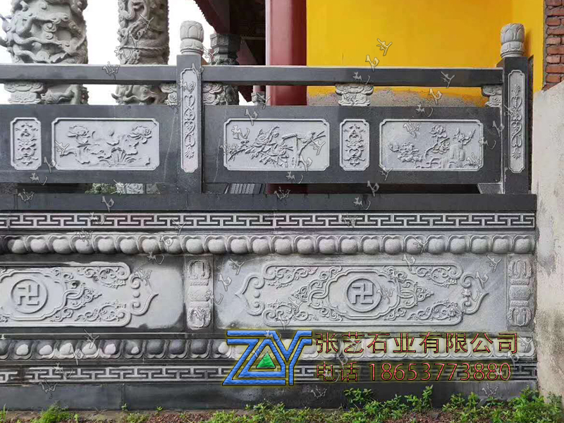 青石栏杆护栏