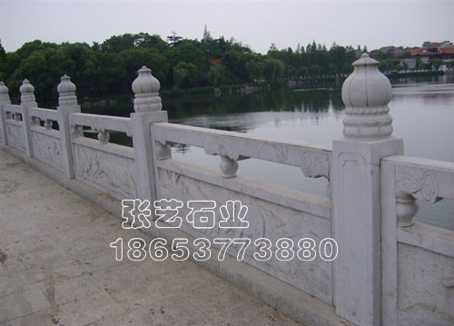 河边石栏杆石护栏