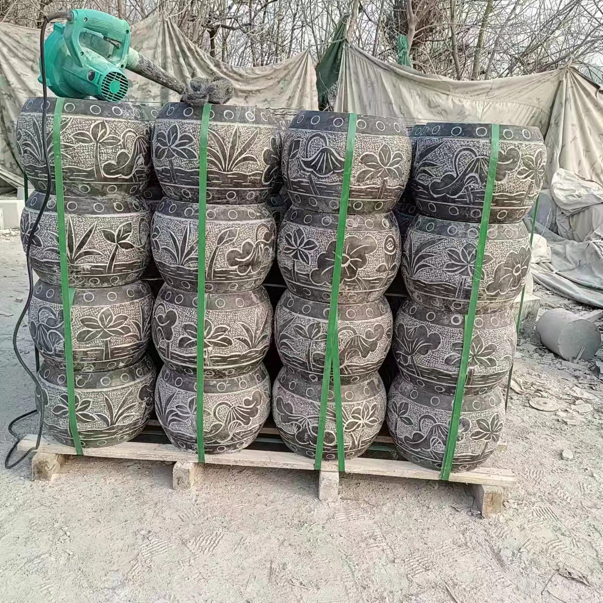 山东石雕柱墩